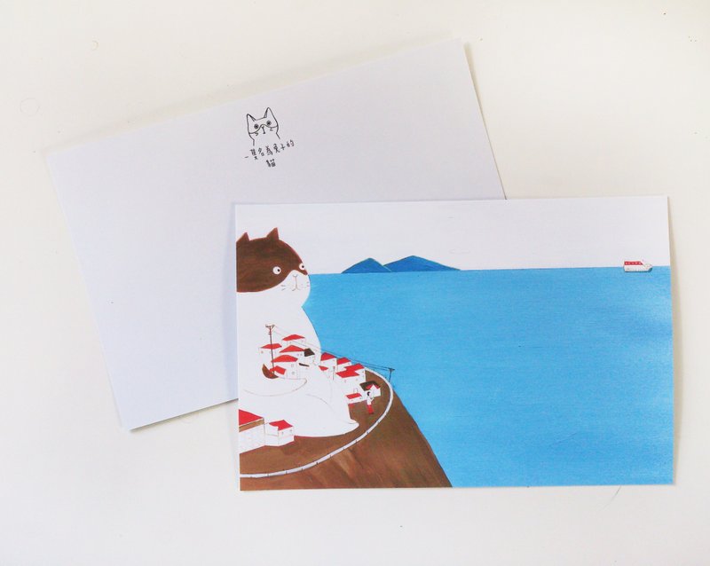 免运费 a cat's journey 明信片x5套组 - 卡片/明信片 - 纸 多色