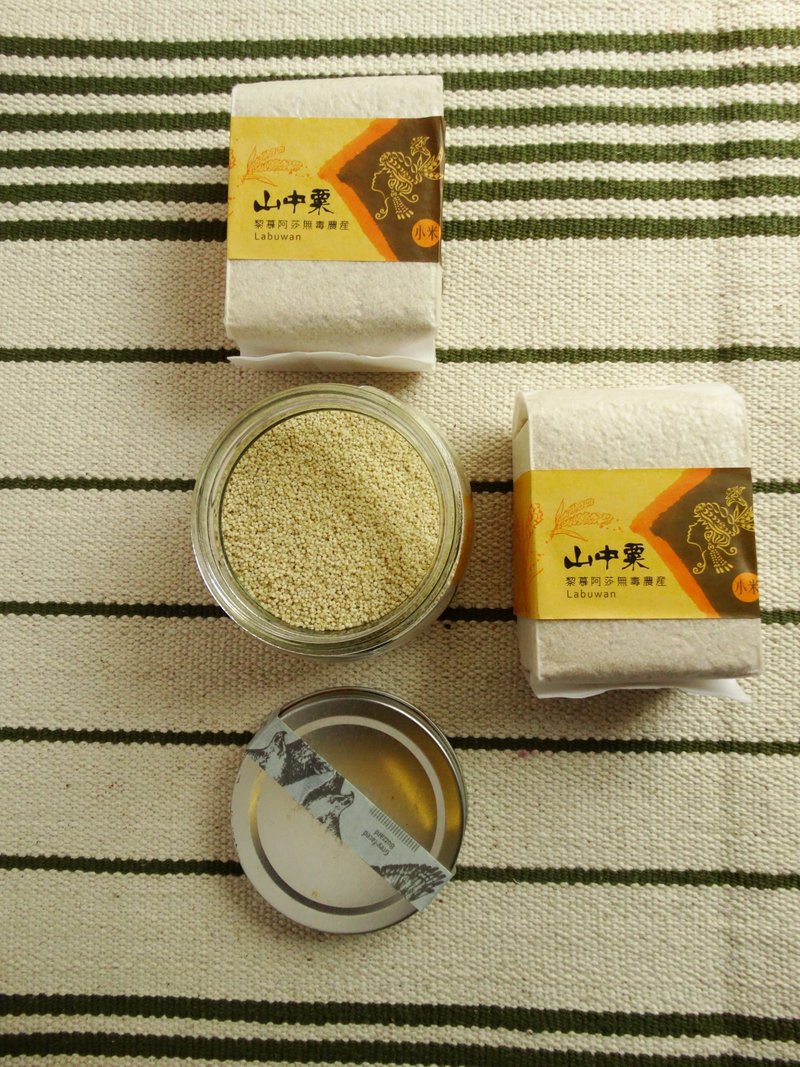 山中粟-雾台乡大武部落有机小米 (转型期) - 面/面线/米粉 - 新鲜食材 黄色