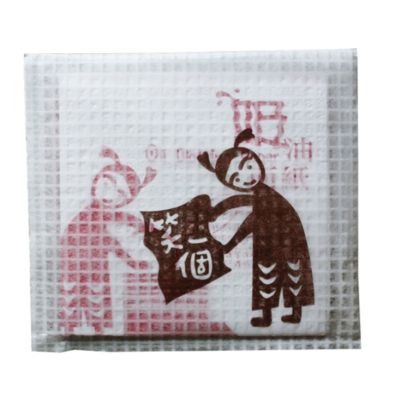 覆纸娃娃吸油面纸(红)-笑一个 - 其他 - 纸 红色