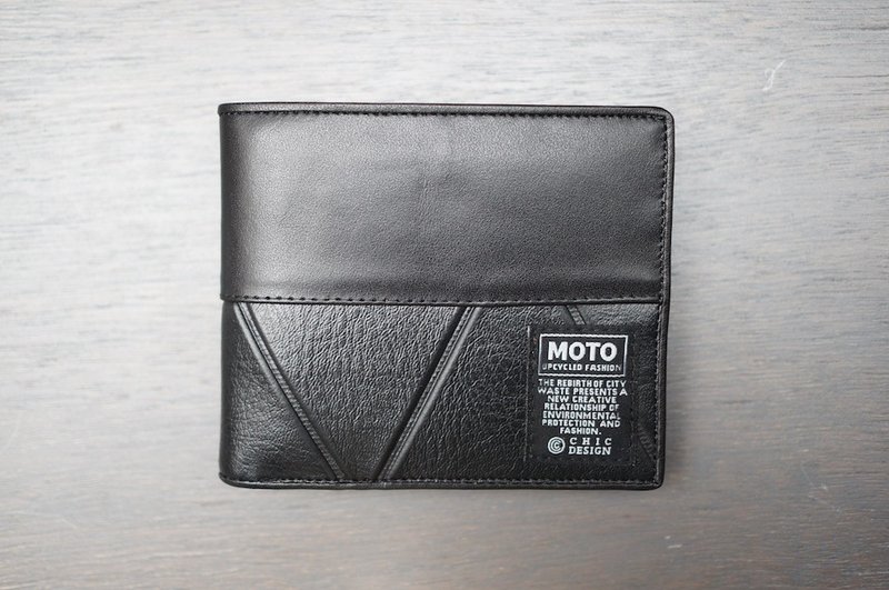 【MOTO 50cc】－Wallets/短夹_03737 - 皮夹/钱包 - 真皮 黑色