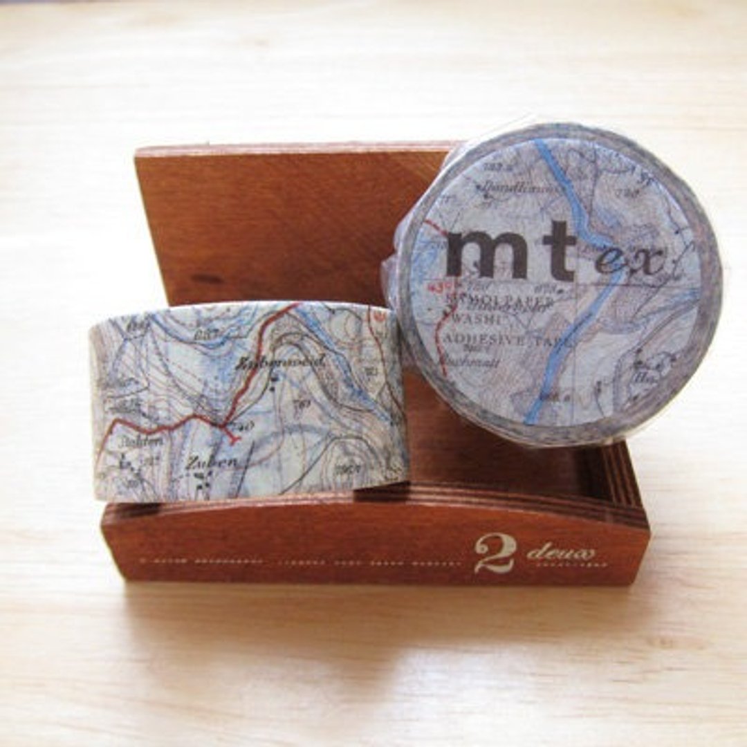 mt 和纸胶带 mt ex【地图-上(MTEX1P62)】生产完了品 - 纸胶带 - 纸 灰色