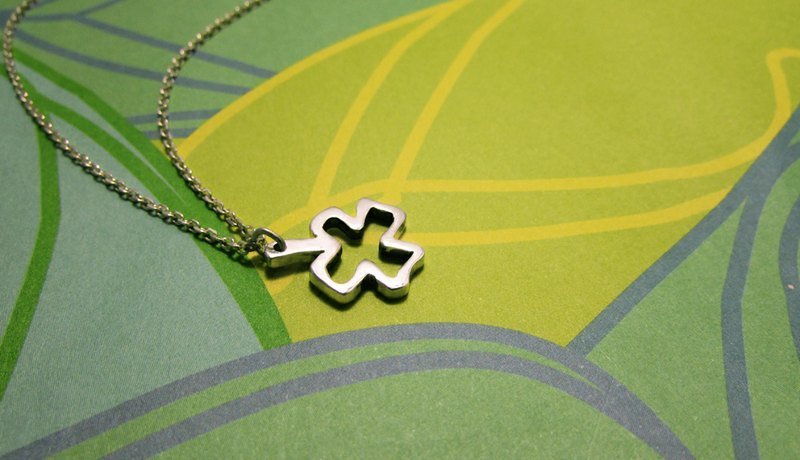 lucky charm necklace_幸运草项链 | mittag jewelry | 个性项链 - 项链 - 银 银色