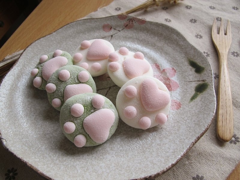 治愈系 软绵绵猫掌棉花糖(抹/柚) - 零食/点心 - 新鲜食材 绿色