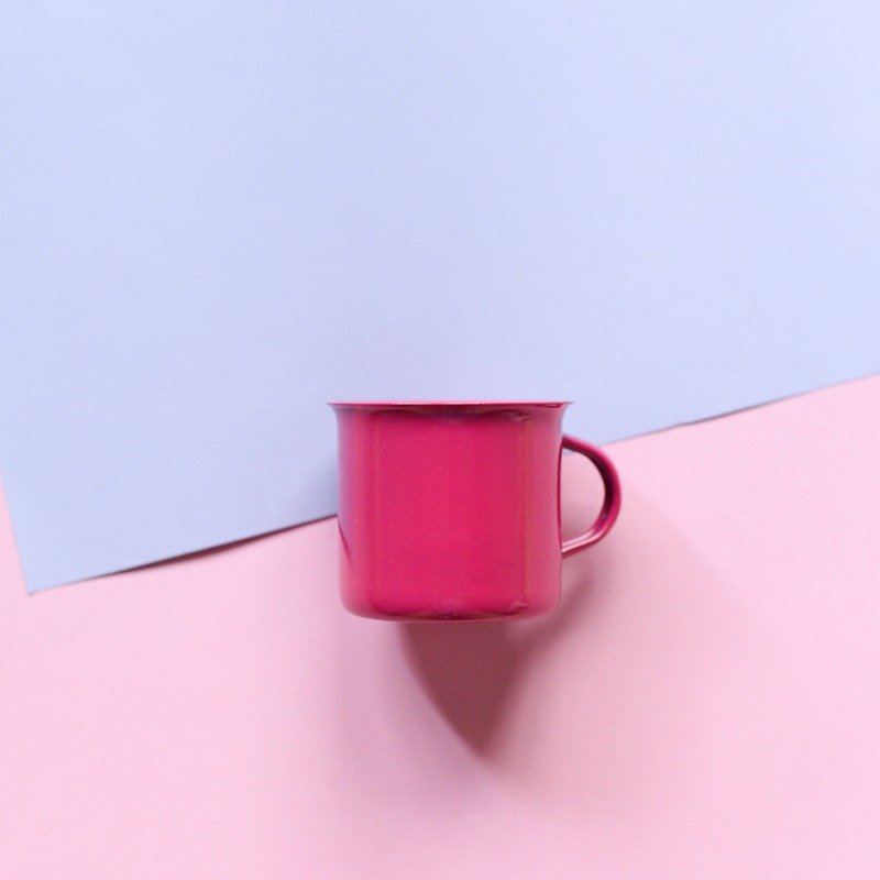 ::圣诞快乐::咖啡时光：浓缩咖啡杯（洋红色） - 咖啡杯/马克杯 - 珐琅 紫色
