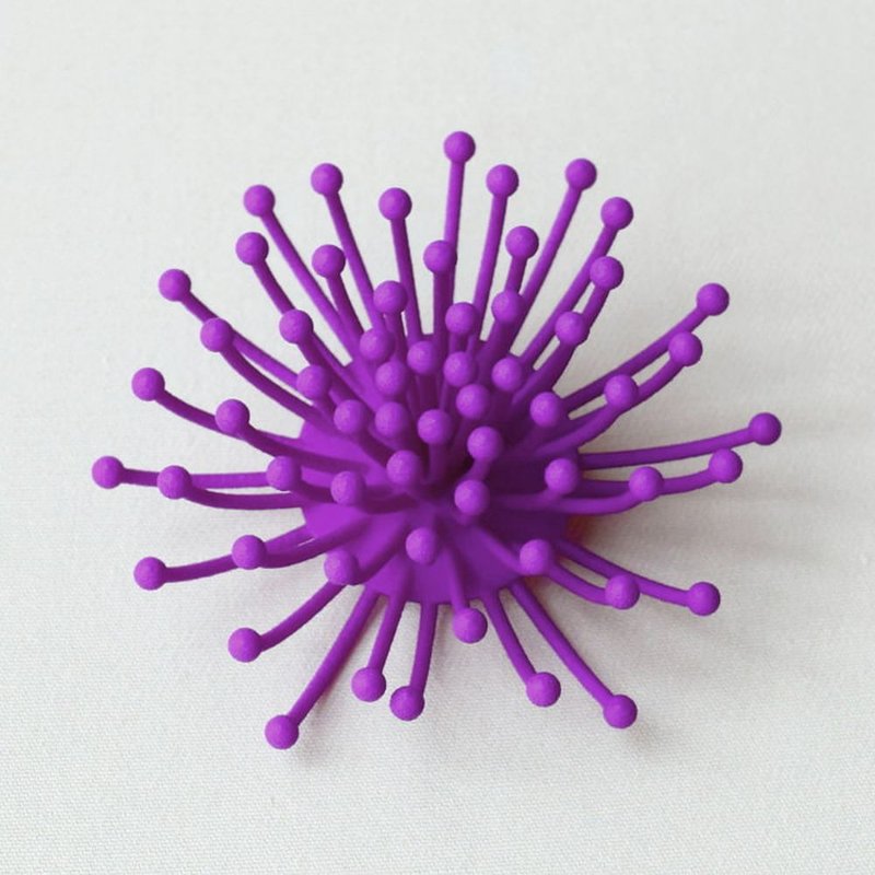 MIMOSA White胸針 - 胸针 - 塑料 白色