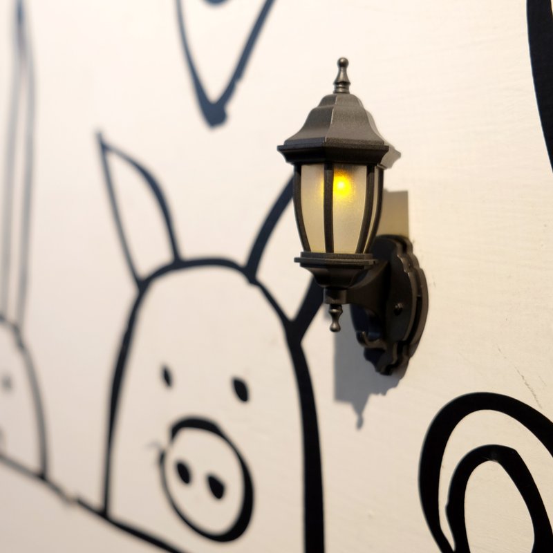 TAISO 微生物系列 -迷你壁灯钩-时尚黑 - 冰箱贴/磁贴 - 塑料 黑色