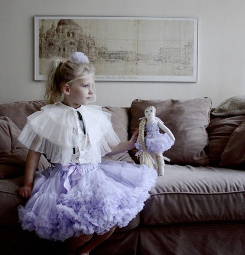 Dolly 黑色蝴蝶结缎带+满版"Dolly"字样 衬衫(白/粉) - 其他 - 其他材质 白色