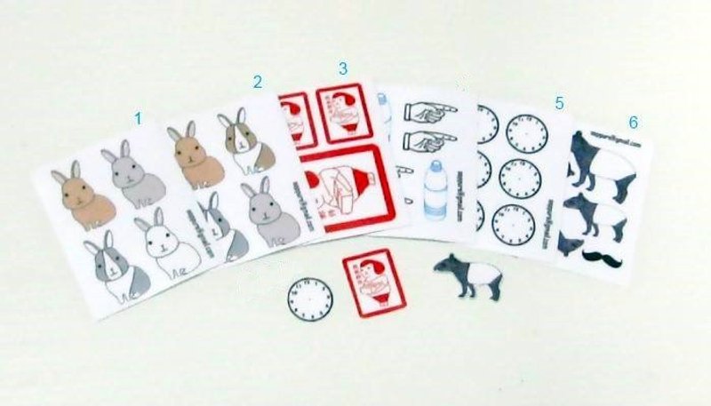 贴纸 /编号3 脆弱邮件 - 贴纸 - 纸 