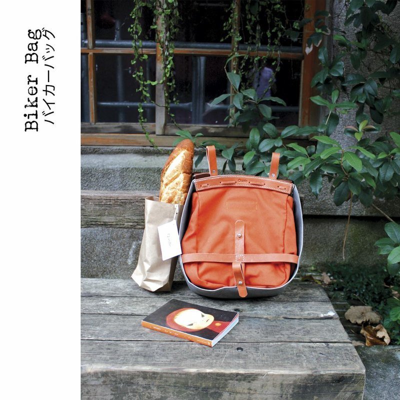 二战复古单车包 - 侧背包/斜挎包 - 其他材质 橘色