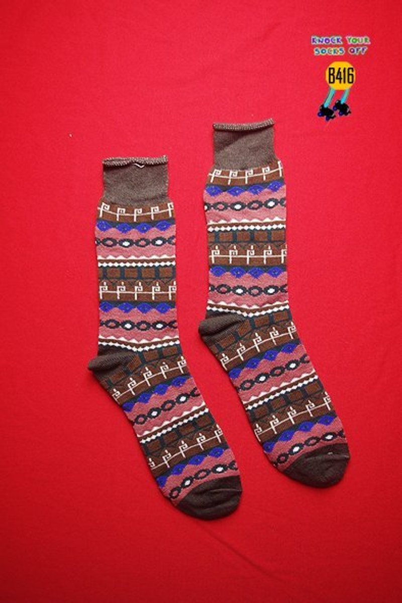 拼色几何袜!!夏漪眺=knock your socks off !! - 袜子 - 其他材质 多色