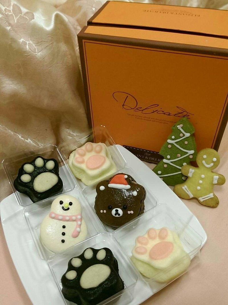 圣诞节礼盒(八入综合) - 蛋糕/甜点 - 新鲜食材 绿色