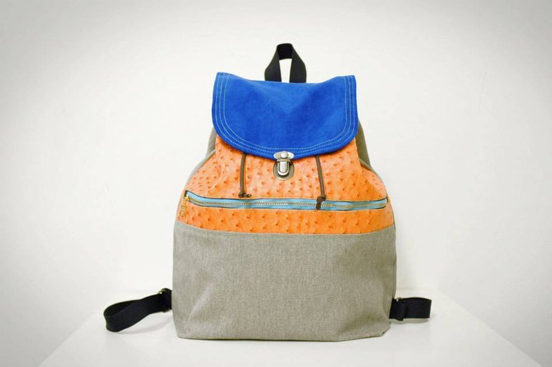 IDC后背包-少年维特的青春痘 - 侧背包/斜挎包 - 其他材质 蓝色