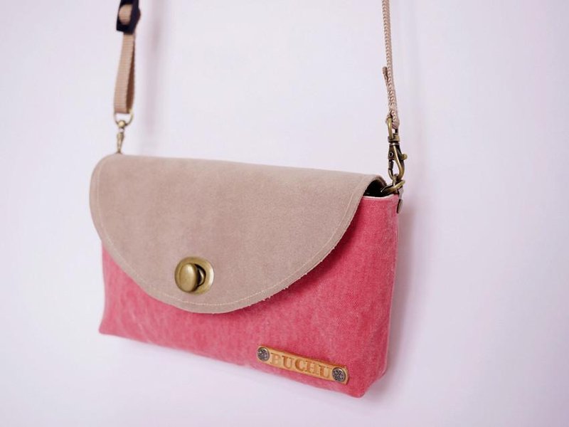 (定制商品)改版加厚小旅行 -蜜桃雪酪、托尔斯泰墨水蓝、秋日狐狸黄、草莓起司<四选一> - 侧背包/斜挎包 - 其他材质 紫色