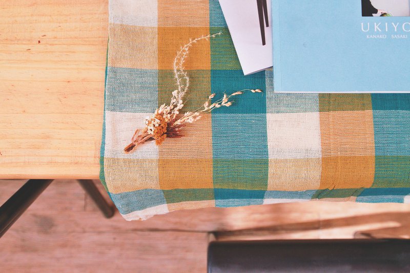 DULTON 初秋格纹花布 - 餐垫/桌巾 - 棉．麻 