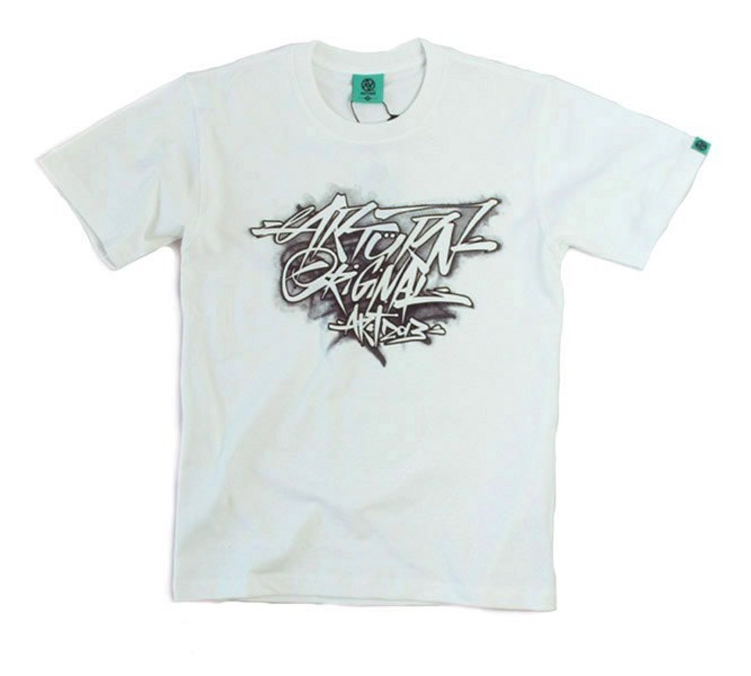 Arturn / Tag Tee - 男装上衣/T 恤 - 棉．麻 白色