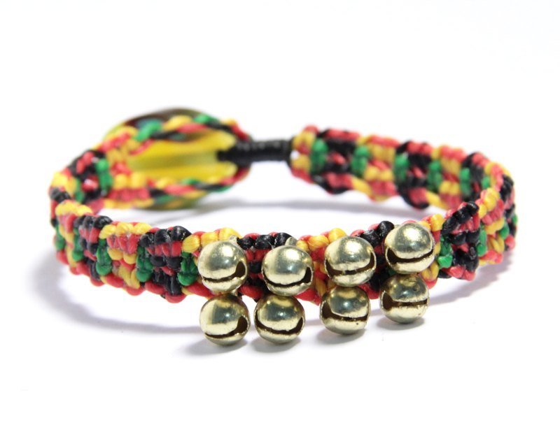 彩编八响 蚕丝蜡线手环 - 手链/手环 - 防水材质 多色