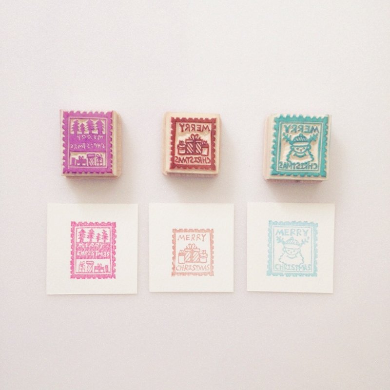 ●MERRY CHRISTMAS● 手工印章-耶诞邮戳 - 印章/印台 - 其他材质 