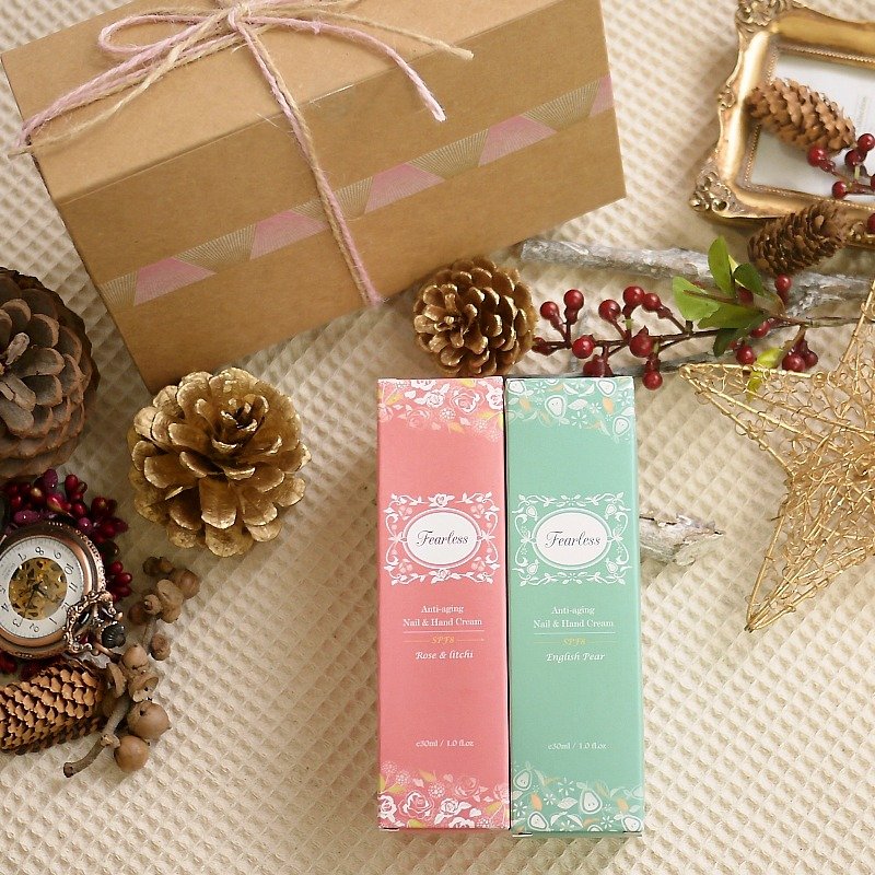 2018 汪旺礼盒 抗老防晒护手霜2入 免费礼盒包装 - 防晒 - 其他材质 红色