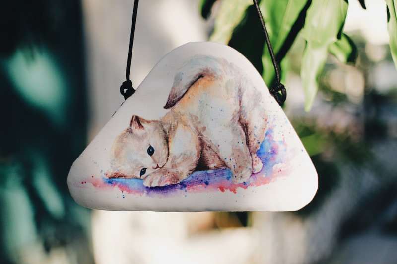 斜背包 SB-003 猫星人 03 - 侧背包/斜挎包 - 其他材质 蓝色