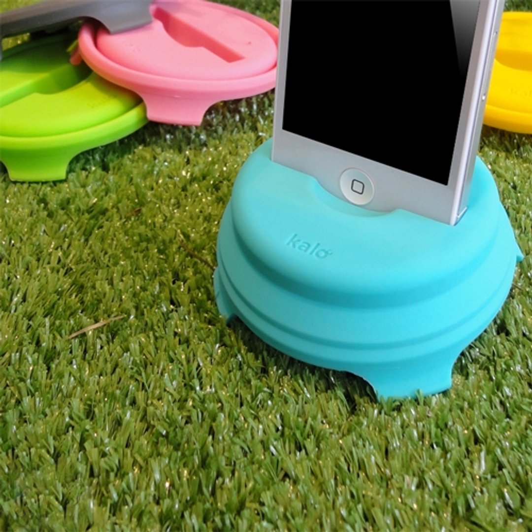 Kalo 卡乐创意 马卡龙折叠免提底座-iPhone4、5、iPod touch专用 - 其他 - 硅胶 多色