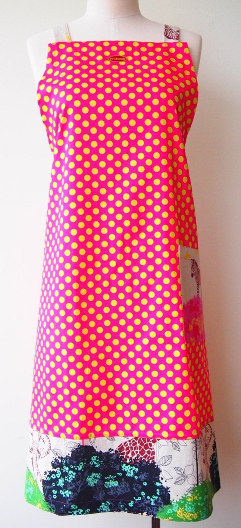 动物乐园-围裙点点配动物款 - 围裙 - 其他材质 红色