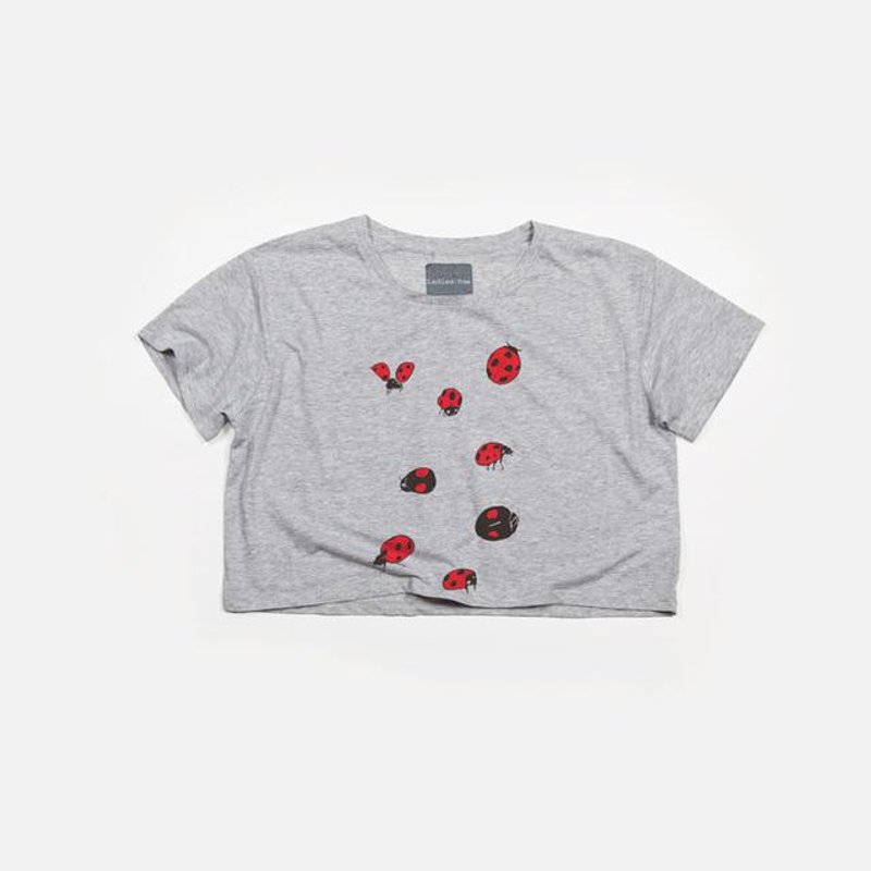 Tentacles Illustration T-shirt Tcollector - 女装 T 恤 - 棉．麻 银色