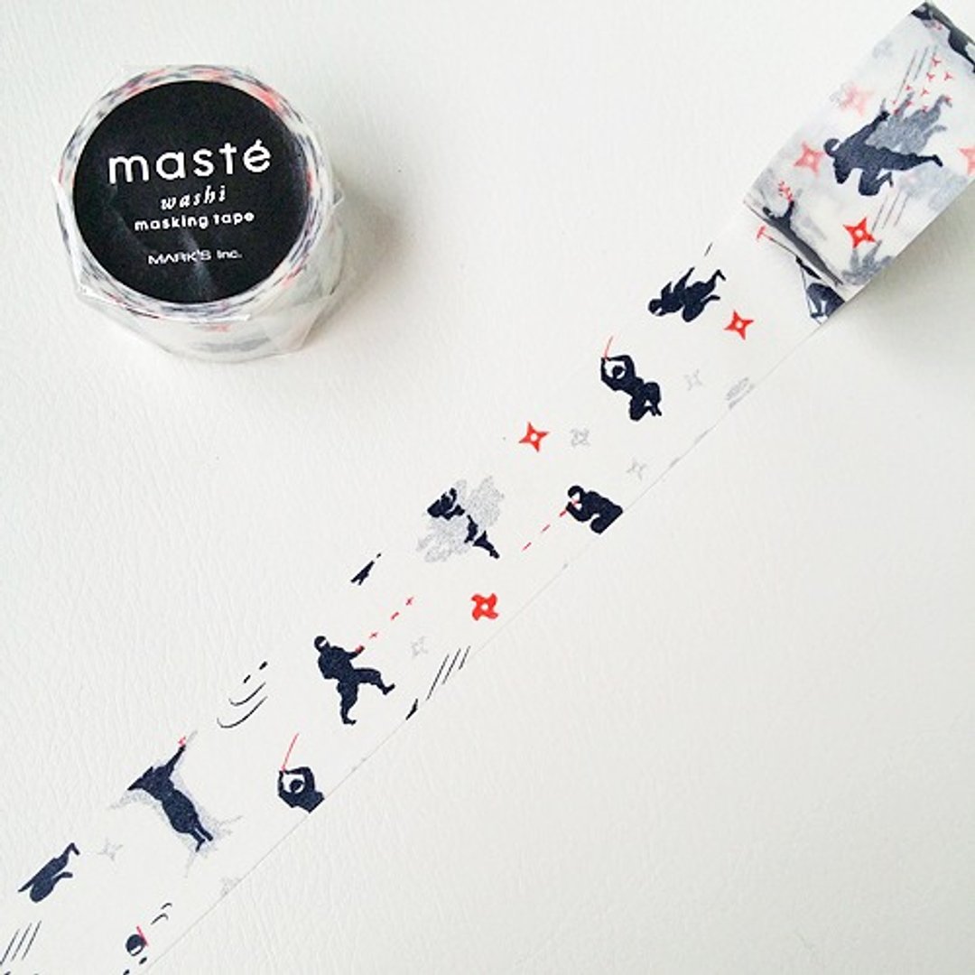 maste 和纸胶带 Multi．Japan【忍者(MST-MKT88-A)】 - 纸胶带 - 纸 多色