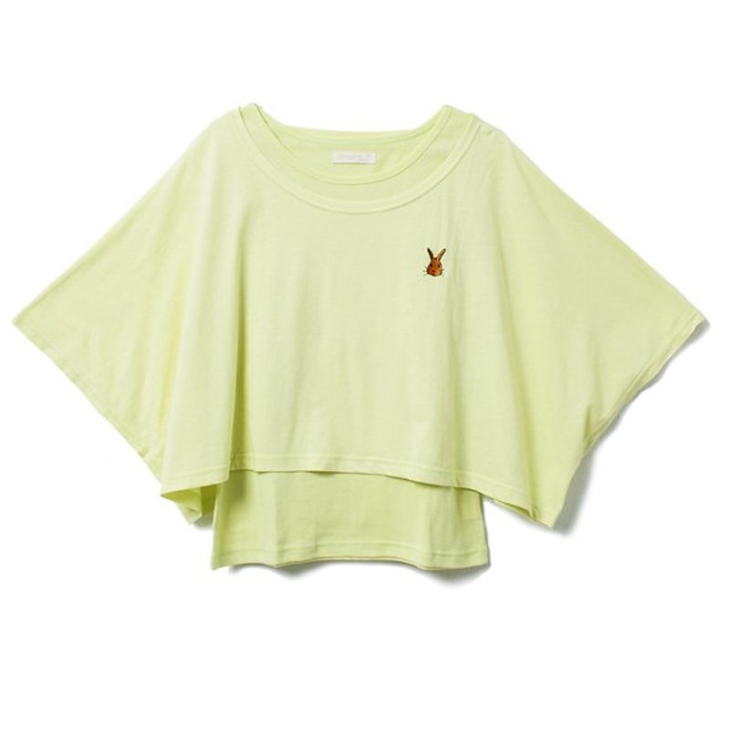 许许儿♪有机棉飞飞两件式罩衫_苹果绿 - 背带裤/连体裤 - 棉．麻 绿色