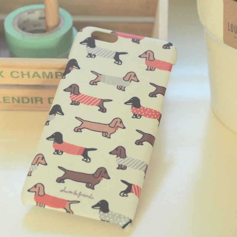 :: 圣诞礼物 ::腊肠狗手机壳 iPhone - 手机壳/手机套 - 塑料 灰色