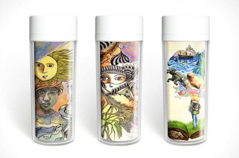 旅行记忆随行杯 - 随行杯提袋/水壶袋 - 塑料 