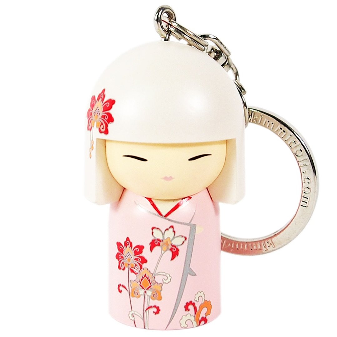 钥匙圈-Sora 精彩想像【Kimmidoll 和福娃娃钥匙圈】 - 钥匙链/钥匙包 - 其他材质 粉红色