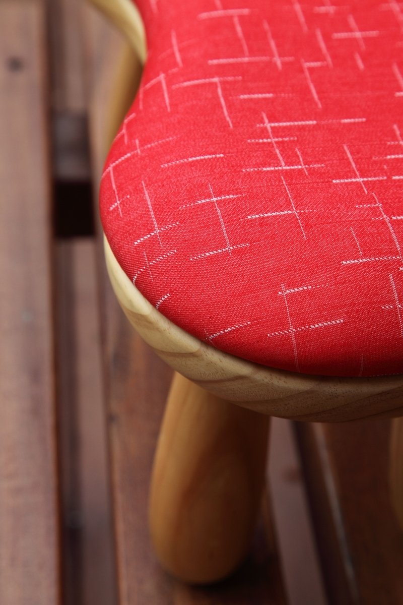 豆椅(小红砖） - 其他家具 - 木头 红色