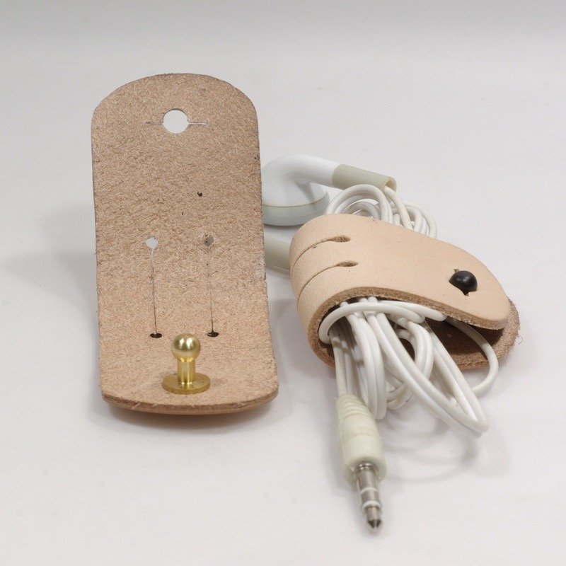 卷线器、收线器、集线器、真皮 皮革 寛3厘米-原色3个 100元/个 - 卷线器/电线收纳 - 真皮 