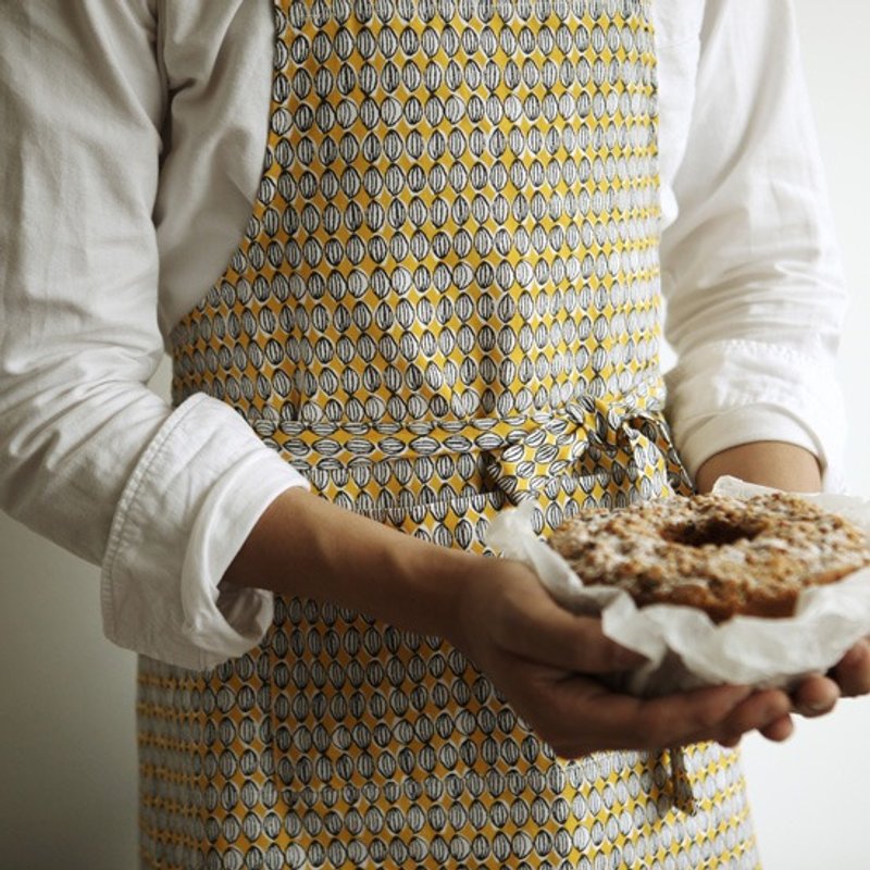 Dailylike 居家时光布质围裙-03花蕾,E2D89190 - 围裙 - 其他材质 黄色