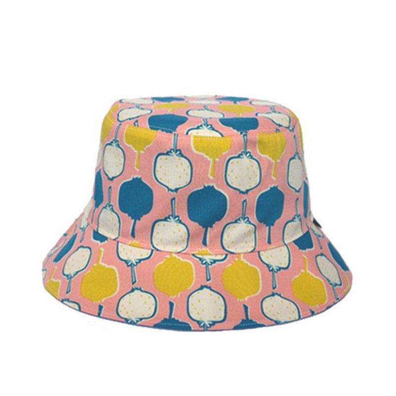 北欧风彩色洋葱双面渔夫帽 - 帽子 - 其他材质 粉红色