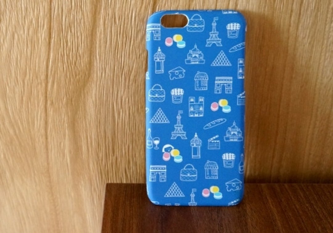 FiFi城市系列 iPhone 6/6s 手机壳 (4.7寸) - Bonjour Paris! (蓝色) - 手机壳/手机套 - 塑料 蓝色
