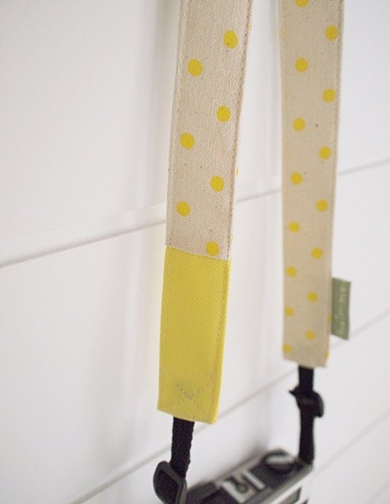 hairmo。柠檬黄点拼接双背带(1) - 证件套/卡套 - 其他材质 黄色
