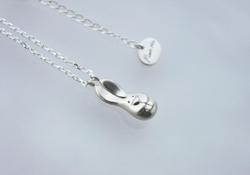 瑞比兔 - 项链 - 纯银 银色