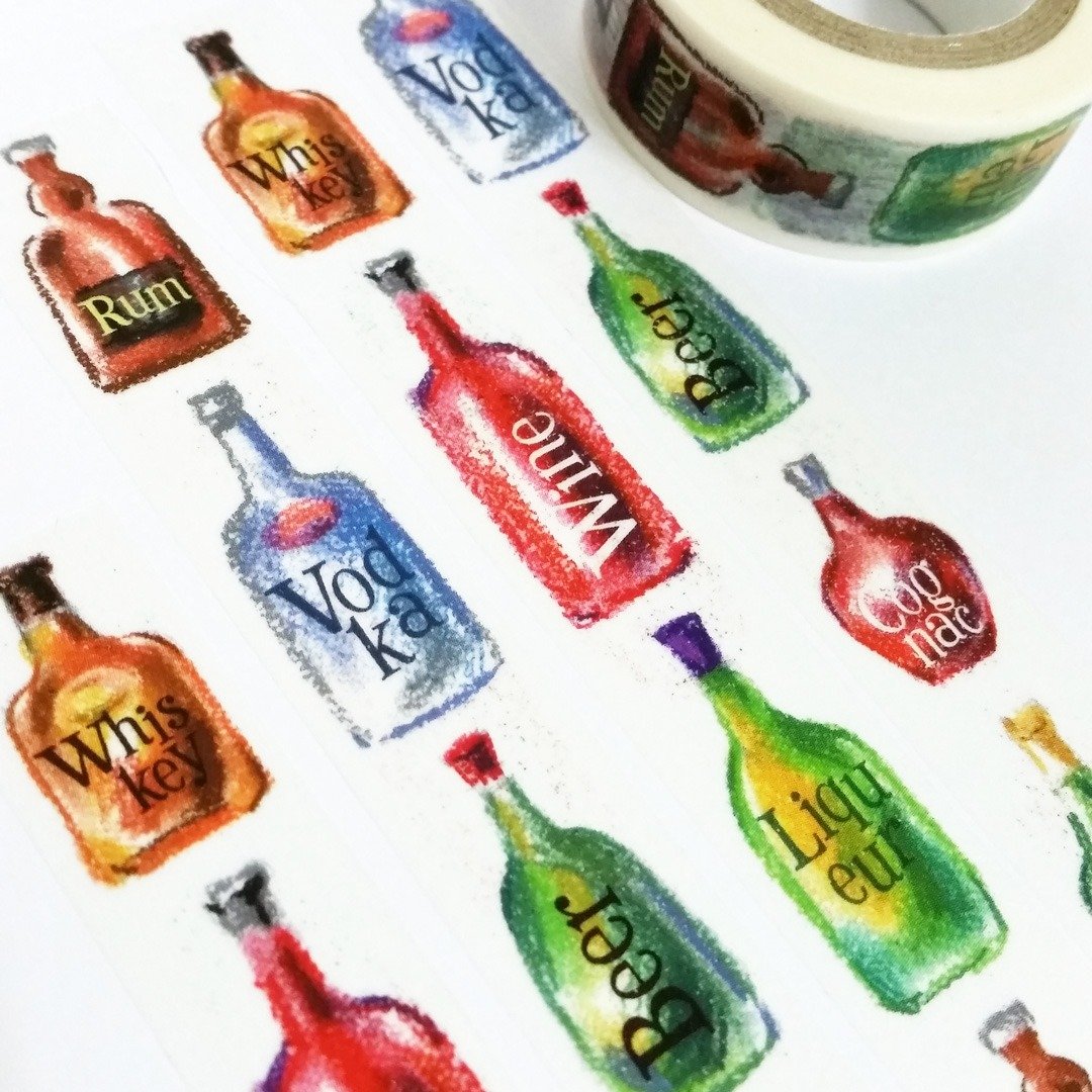 纸胶带 长长酒酒 - 纸胶带 - 纸 
