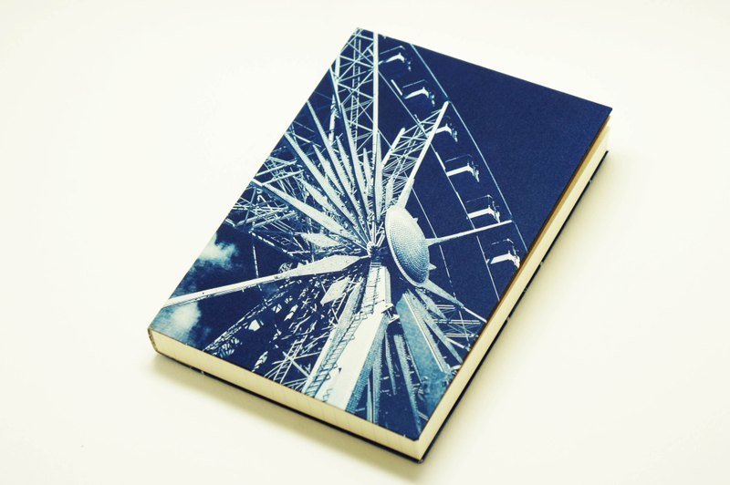 手工蓝晒笔记本 - 白银之轮 - 笔记本/手帐 - 纸 蓝色