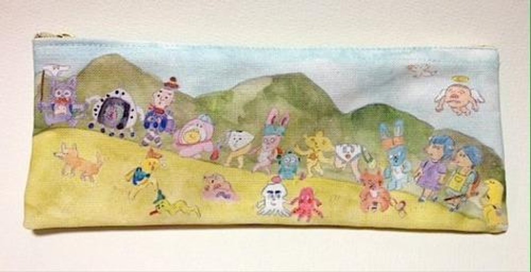 Picnic pen case Chie Chihiro × Jimbo Kenji - 女装 T 恤 - 其他材质 