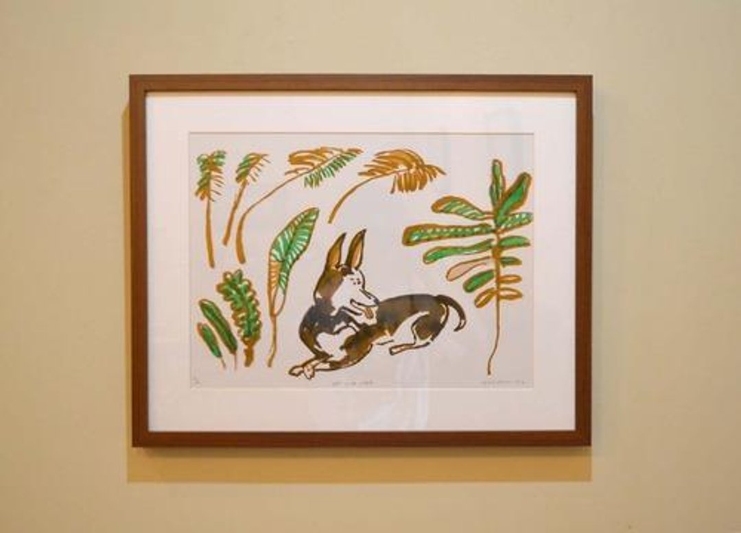 "Pero" in The Jungle -RISO Print - 女装 T 恤 - 其他材质 