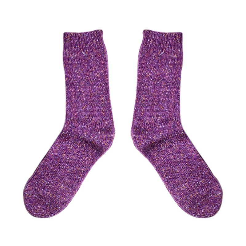 【4色】冬季御寒最温暖! // 羊毛厚织花点袜子 :::DAWN' make up your feet ::: - 袜子 - 其他材质 多色