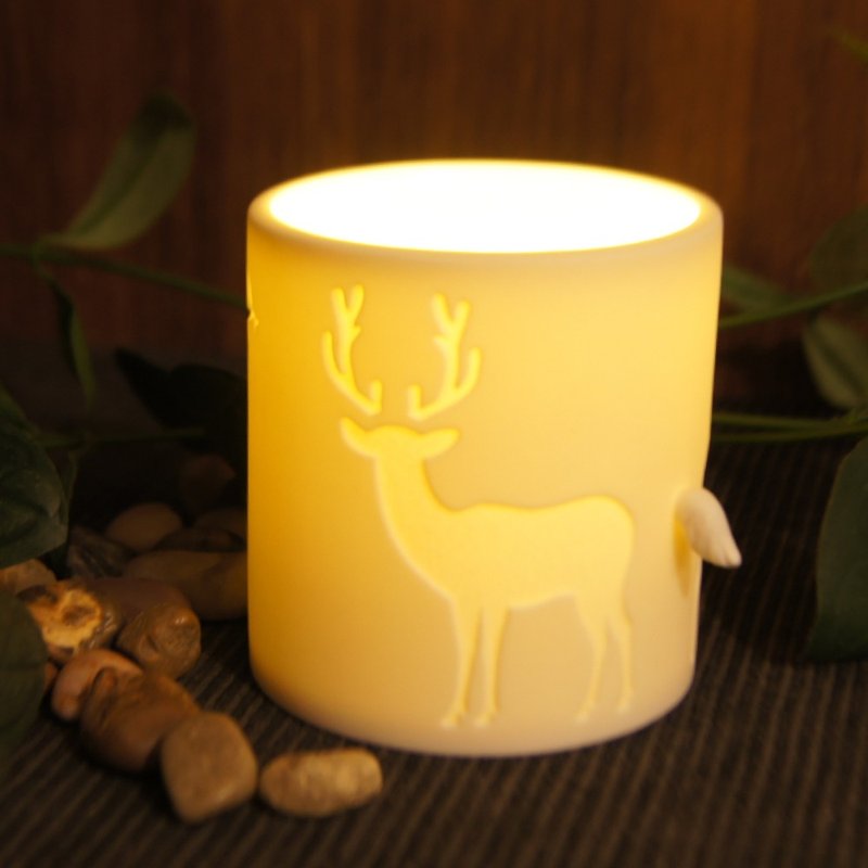 好合苑 驯鹿光韵茶杯-白色 - 咖啡杯/马克杯 - 其他材质 