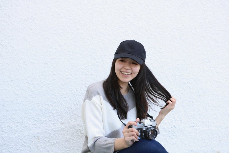 素素的棒球帽-黑黑的麂皮 最后一顶 - 帽子 - 其他材质 黑色