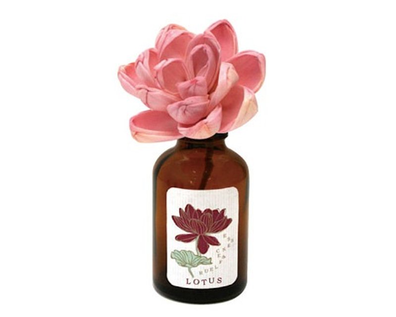 日本 Art Lab - 经典瓶中花 - 君子莲花 - 香薰/精油/线香 - 玻璃 紫色