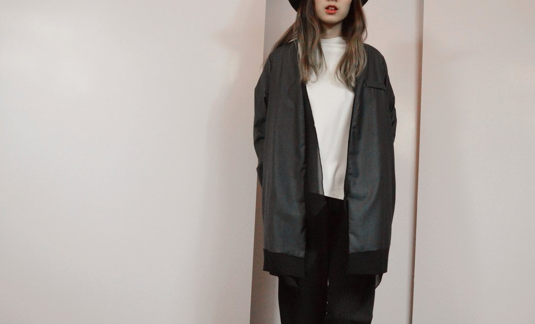 明·白 西装层面外套 - 女装休闲/机能外套 - 其他材质 灰色