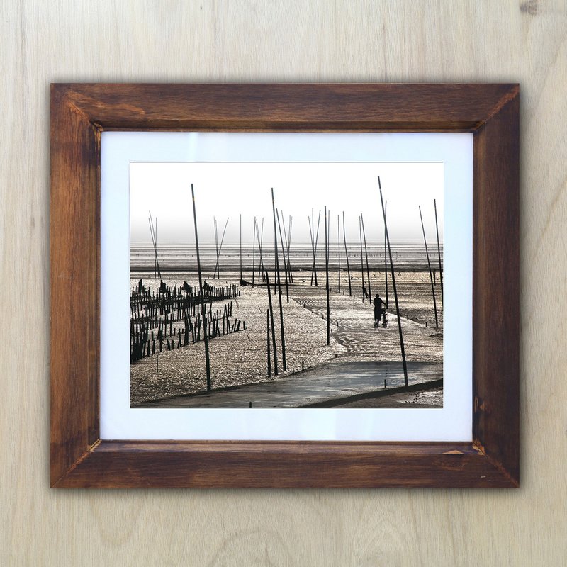 木制相框+水平线 - 摄影集 - 木头 咖啡色