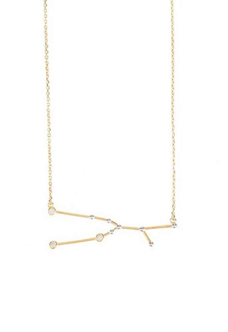 Taurus Necklace - gold - 项链 - 其他金属 灰色