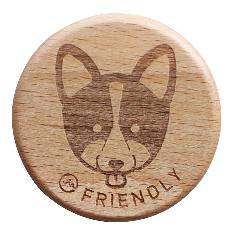 【拍拍】原木磁铁 - 冰箱贴/磁贴 - 木头 咖啡色